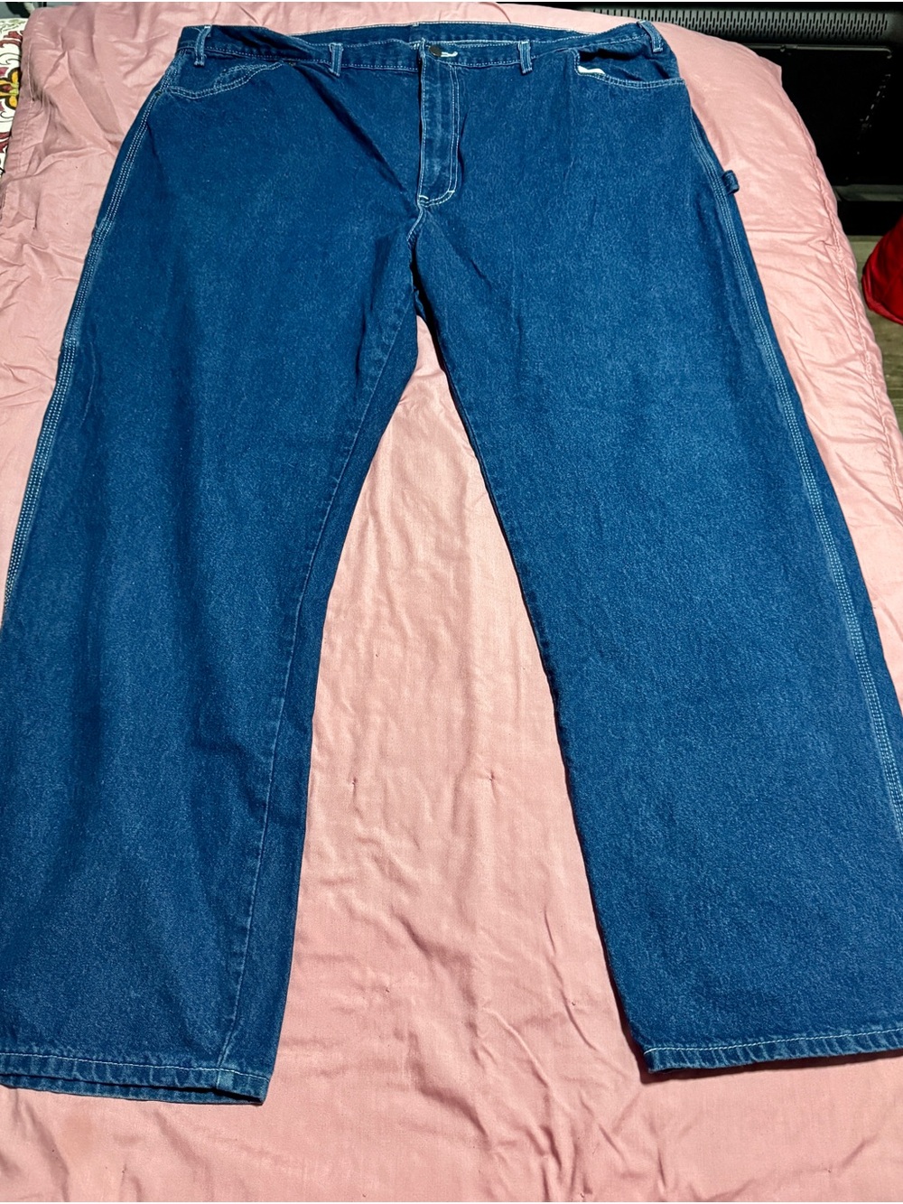 Dickies Men’s Deep Blue Relaxed Denim Carpenter Jeans